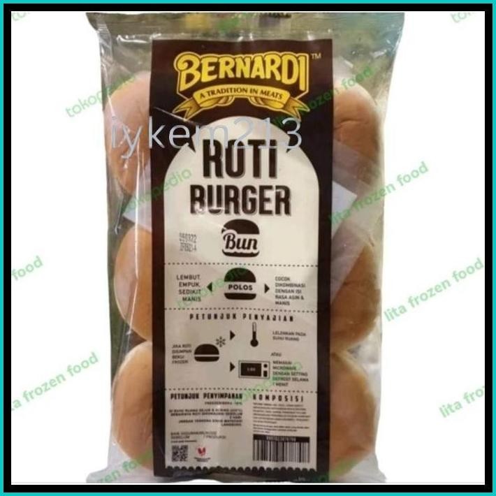 

ROTI BURGER POLOS BERNARDI BURGER BUN [6PCS]