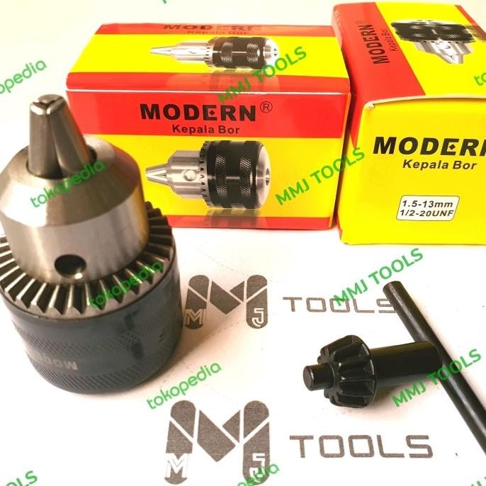 Kepala mesin bor MODERN 13mm - MODERN kepala bor 13mm - Drill chuck murah