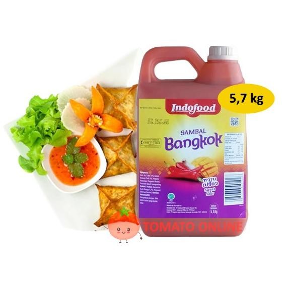 

Sale Sambal Bangkok Indofood Jerigen Dirigen Galon 5.7 / 5,7 Kg 5.7Kg 5,7Kg