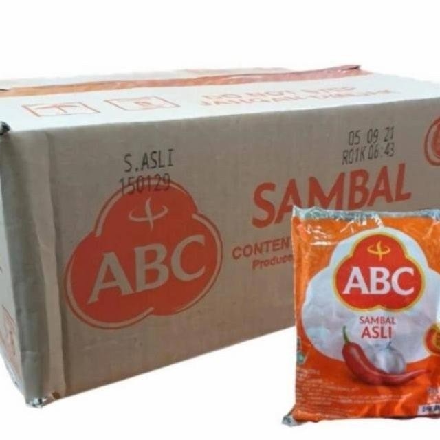 

Sale Sambal Abc Sachet Stick Saos 8Gr 1 Dus / Karton Isi 21 Pak