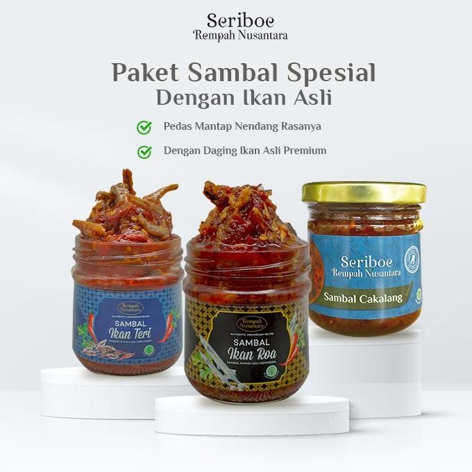 

Sale Paket Sambal Spesial Dengan Ikan Asli