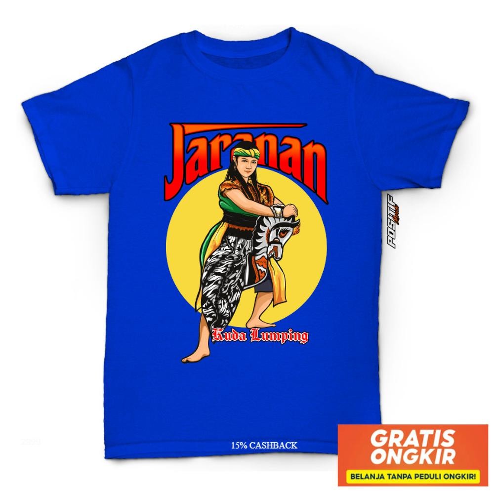 Kaos Anak Jaranan Kuda Lumping Bantengan Positif Merch Original