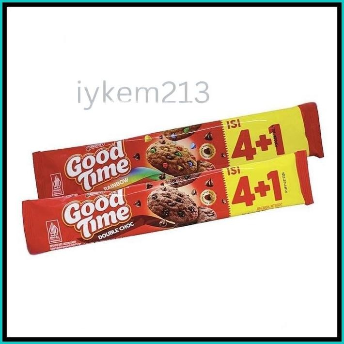 

[BERKAH] GOOD TIME COOKIES 27 GR BISCUIT DOUBLE CHOCO / PANDAN / RAINBOW BISCUIT SNACK CEMILAN ANAK MURAH / BISCUIT KUE COOKIES