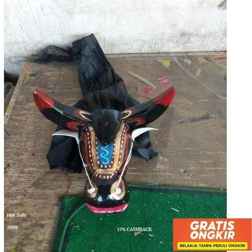 Mainan Kepala Banteng Banteng Bantengan Kuda Lumping Diskon