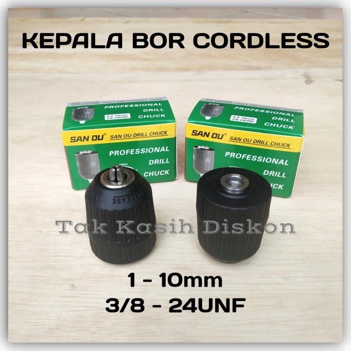 KEPALA BOR CAS 10MM | KEPALA BOR CORDLESS 10MM murah