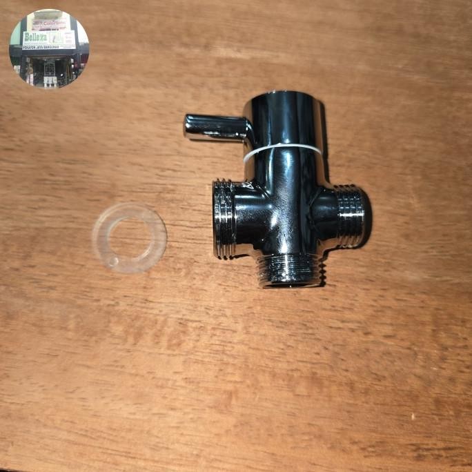 Konektor Shower Tiang Set / T Sambungan Kran Shower Kuningan Co
