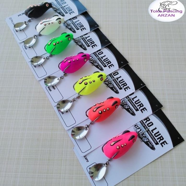 uj-53 rq-56 Soft Frog 4 cm Top Water PRO LURE Murah Hemat