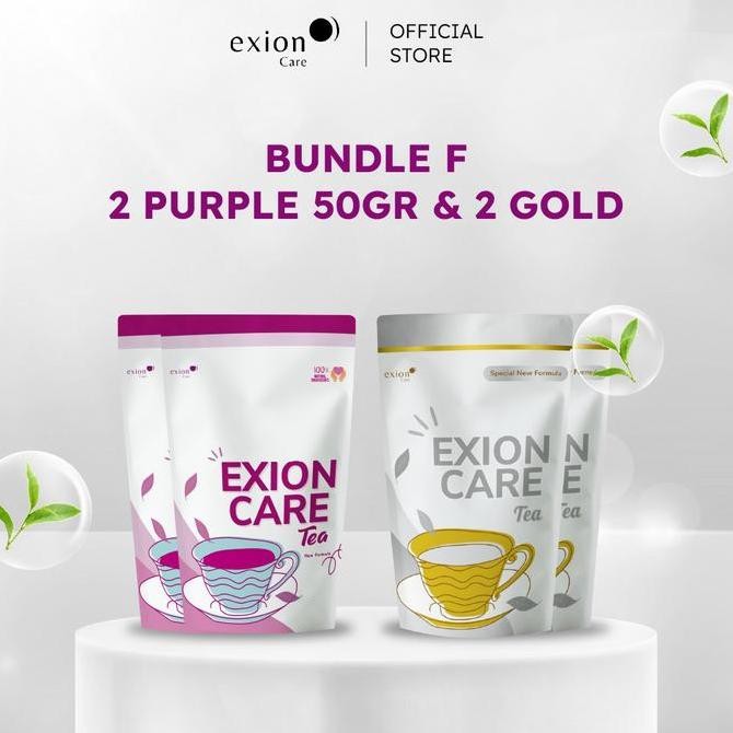 

Sale Exioncare Bundle (F) Exioncare Tea Purple Series - Isi 50Gr 2 Pouch & Gold Series 2 Pouch - Isi 20 Teabag