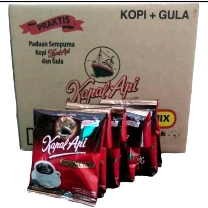 

Promo Kapal Api Special Mix 23Gx10 Sekarton Isi 12 Pack Coffee