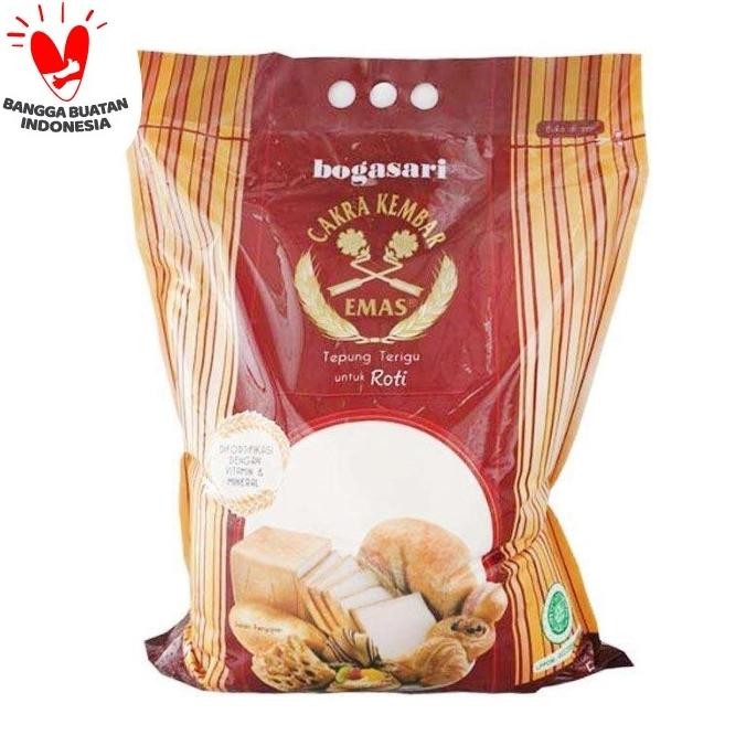 

Sale Tepung Cakra Kembar Emas Roti 5Kg Cakra Mas Roti