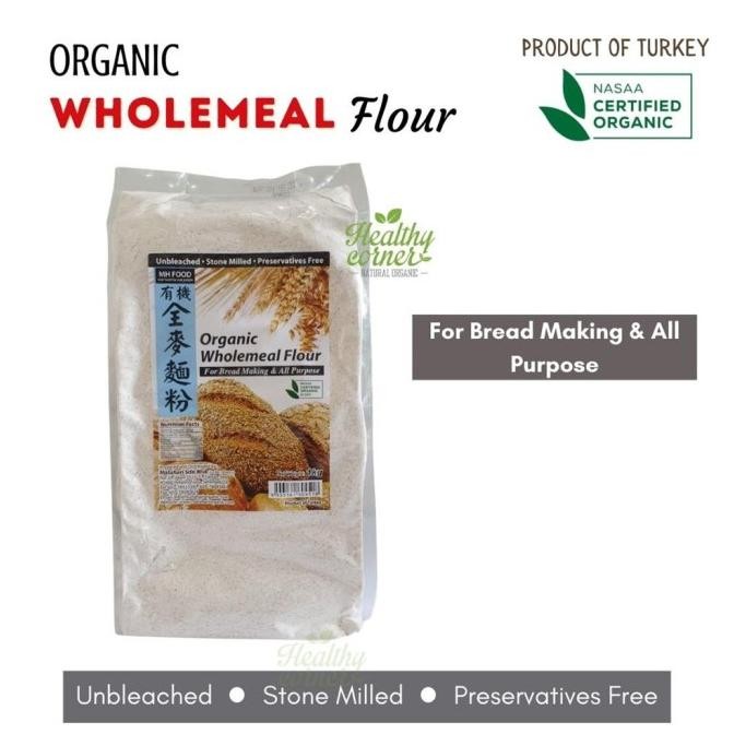 

Grosir Organic Wholemeal Flour 1Kg Mh Food Whole Wheat Tepung Gandum Utuh