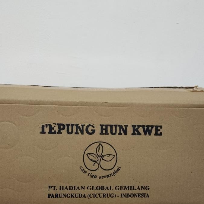 

Grosir Tepung Hunkwe Cap Tiga Serangkai 120G X 100