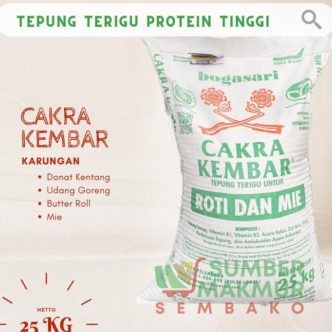 

Promo Tepung Terigu Cakra Kembar 25 Kg [Grab/Gojek Only]
