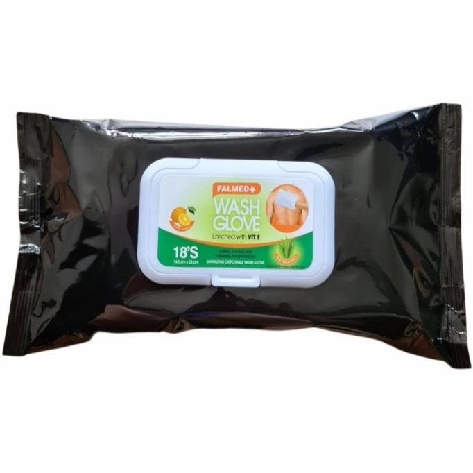 FALMED WASH GLOVES 18S LAP SEKA KANTUNG SEKA