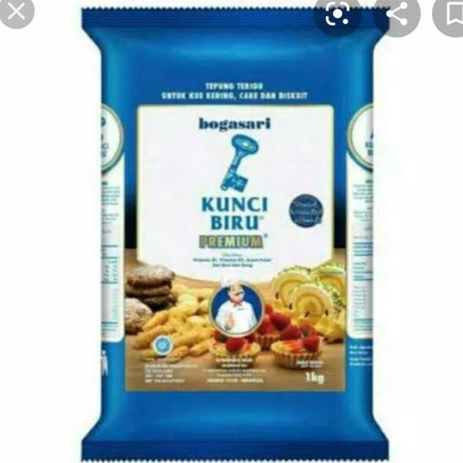 

Grosir Terigu Kunci Biru 1 Dus 12Kg