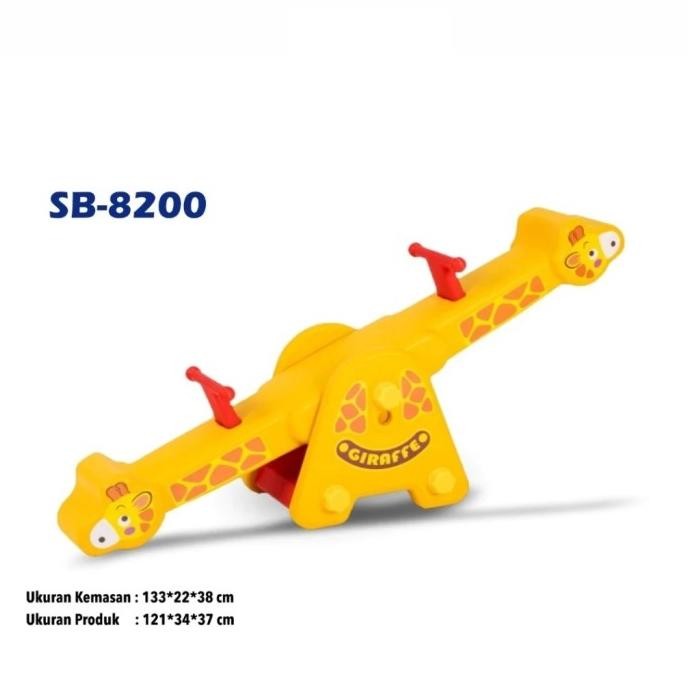 MAINAN JUNGKAT JUNGKIT MAINAN ANAK JERAPAH GIRAFFE SEESAW MAINAN KUDA KUDAAN KOKOH BAGUS MURAH 2904T