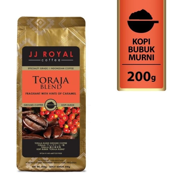 Murah Coffee/Kopi Jj Royal Toraja Blend Ground Bag 200G