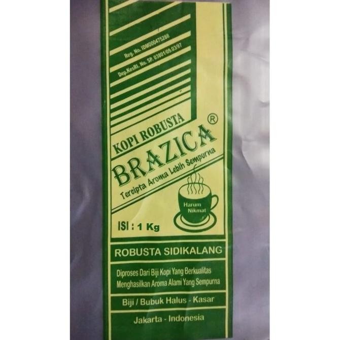 

Sale Kopi Bubuk Robusta Sidikalang 1 Kg Merek Brazica " Super Quality