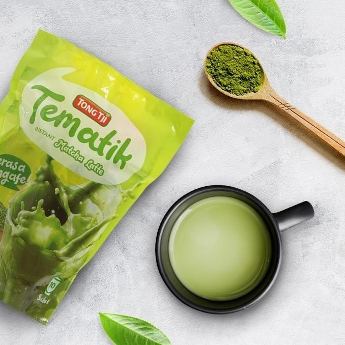 

Grosir Tong Tji Tematik Matcha Latte Per Karton (10 Pouch @10 Sachet)