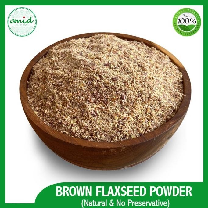 

Murah [1 Kg] | Organic Brown Flaxseed Powder - Tepung Biji Rami Cokelat