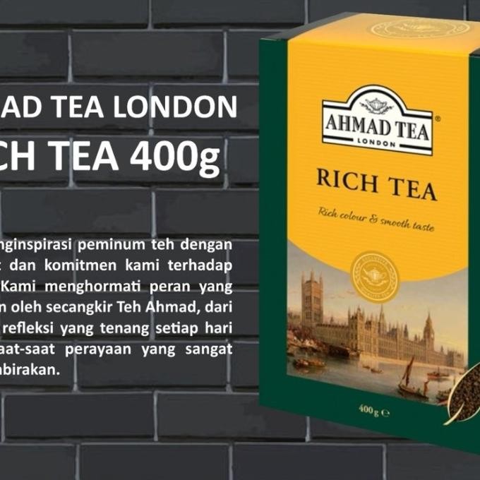 

Murah Ahmad Tea London 400Gram Rich Tea Arabic Green Tea Import Saudi Arabia