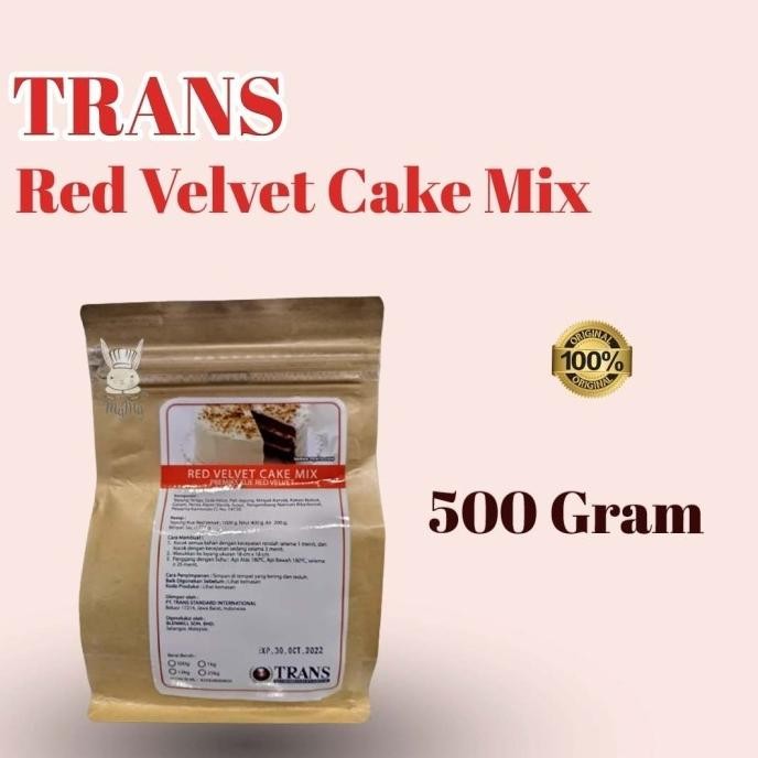 

Sale Trans Red Velvet Cake Mix 500Gr