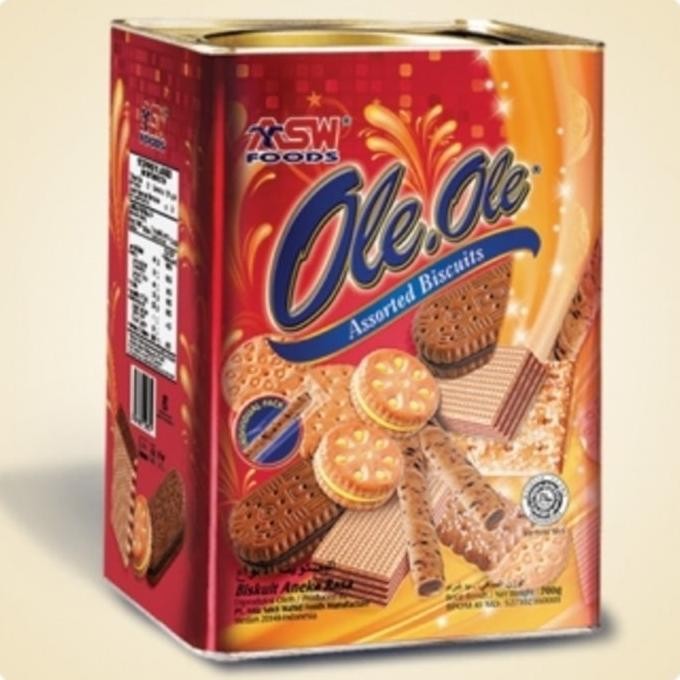 

Grosir Asw Ole Ole Assorted Biscuits / Biskuit Aneka Rasa Kaleng 650 Gram