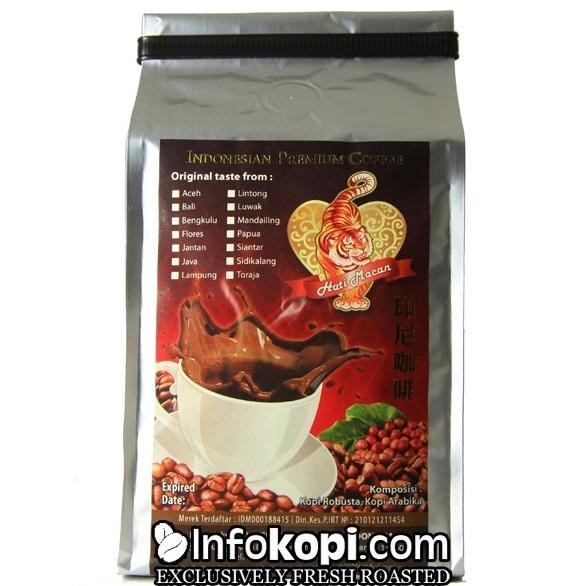 

Murah Kopi Lampung Super Robusta. Hati Macan. Hati Bubuk Kopi Halus 1000 Grm