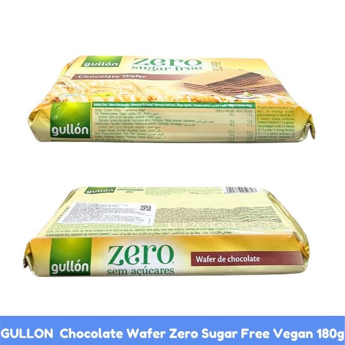 

Grosir Gullon Chocolate Wafer Zero Sugar Free Vegan 180Gr - Gulon Wafer Cokelat