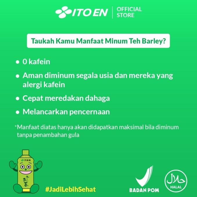 

Sale Ito En Barley Tea No Sugar 500Ml Isi 24 Pcs - Khusus Instant