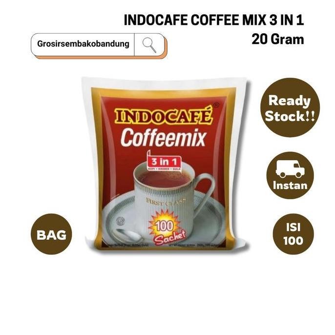 

Murah Indocafe Coffee Mix 3 In 1 Bag 100X20G - 1 Bag - Kota Bandung