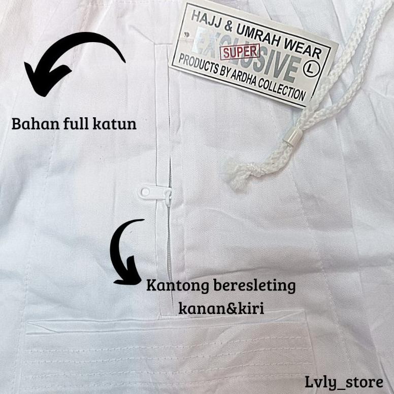 Exclusive Celana Haji Umroh Pria/Celana Dalaman Haji Umroh Pria/Celana Pria/Celana Full Katun/Celana
