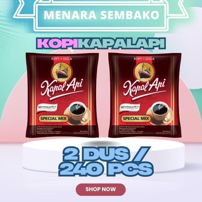 

Promo Mes 004 - 2 Dus Kopi Kapal Api Murah Banget Promo 2.2