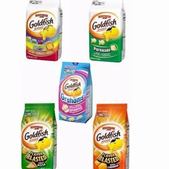 

Promo Goldfish Baked Snack Crackers Grahams Vanilla Cupcake 187 Gr