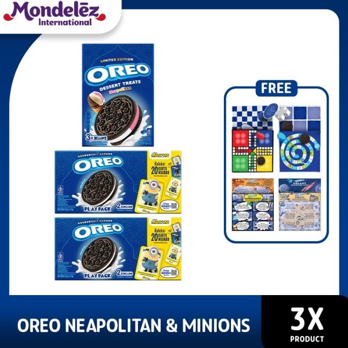 

Grosir Oreo Playpack Minions 2 Pcs Dan Oreo Dessert Treats - Free Board Game