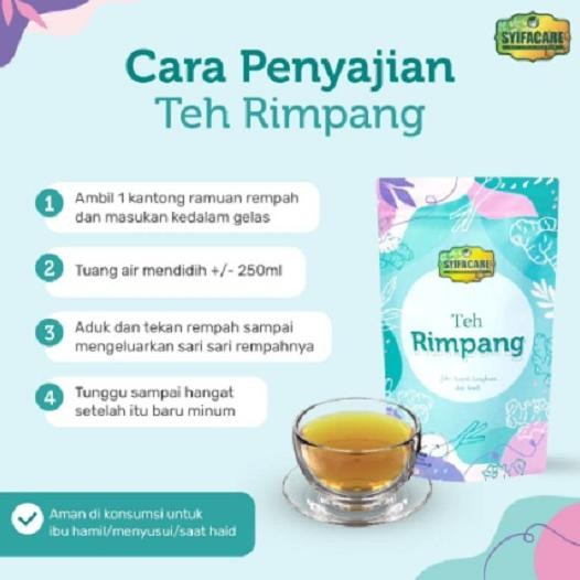 

Murah Paket 3 Teh Celup Rimpang Syifacare 100% Bahan Alami Herbal Diet Detox Pelangsing