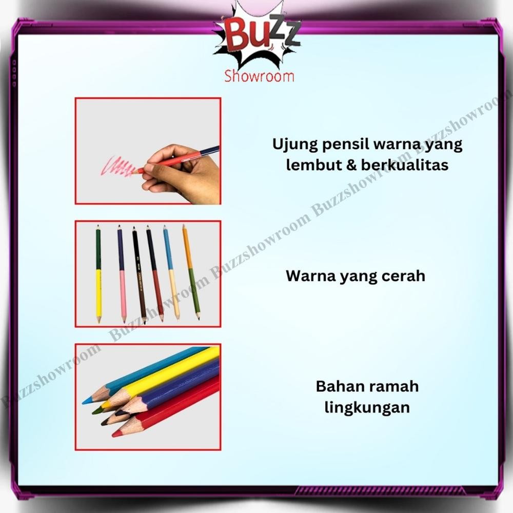 

Up15 eqw-68 Pensil Warna Bi Colour 18 Greebel 36 Warna Classic Pencils Duo Sale Sale