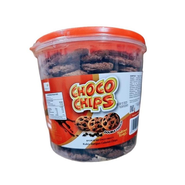 

jy-56 aw-96 kue kering cookies coklat choco chips kemasan toples Viral Premium