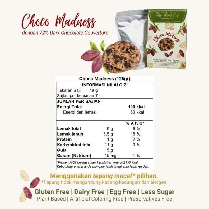 

Sale Butter Cookies - Gluten Free Bebas Susu Bebas Telur Rendah Gula Plant Base - Choco Madness