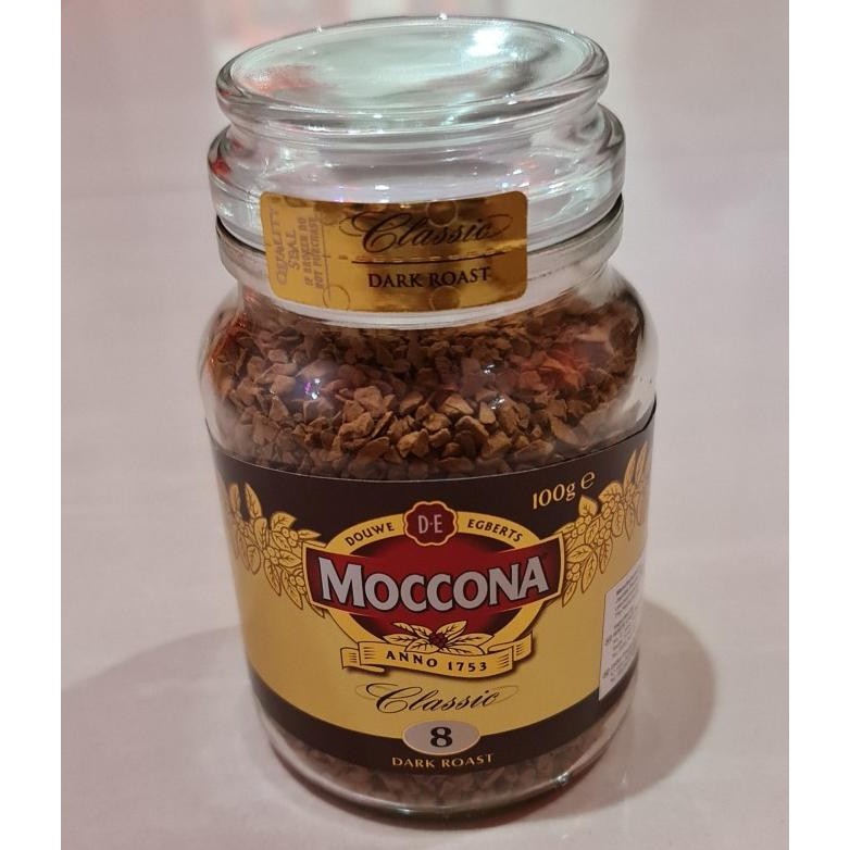 

Grosir Kopi Moccona Coffee Classic 8 Dark Roast 100 Gram