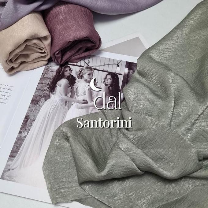 0.5 meter kain santorini / bahan santorini shimmer / satin santorini luxury silk silky indonesia war