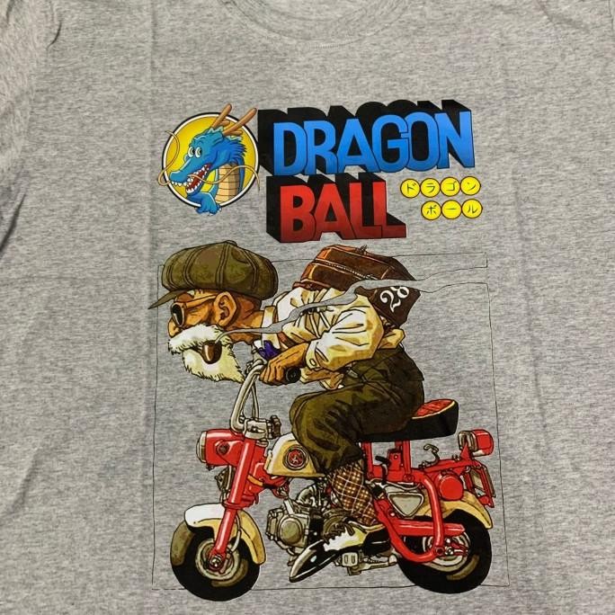 Murah!!! Dragon Ball Master Roshi In Honda Monkey T-Shirt Kaos