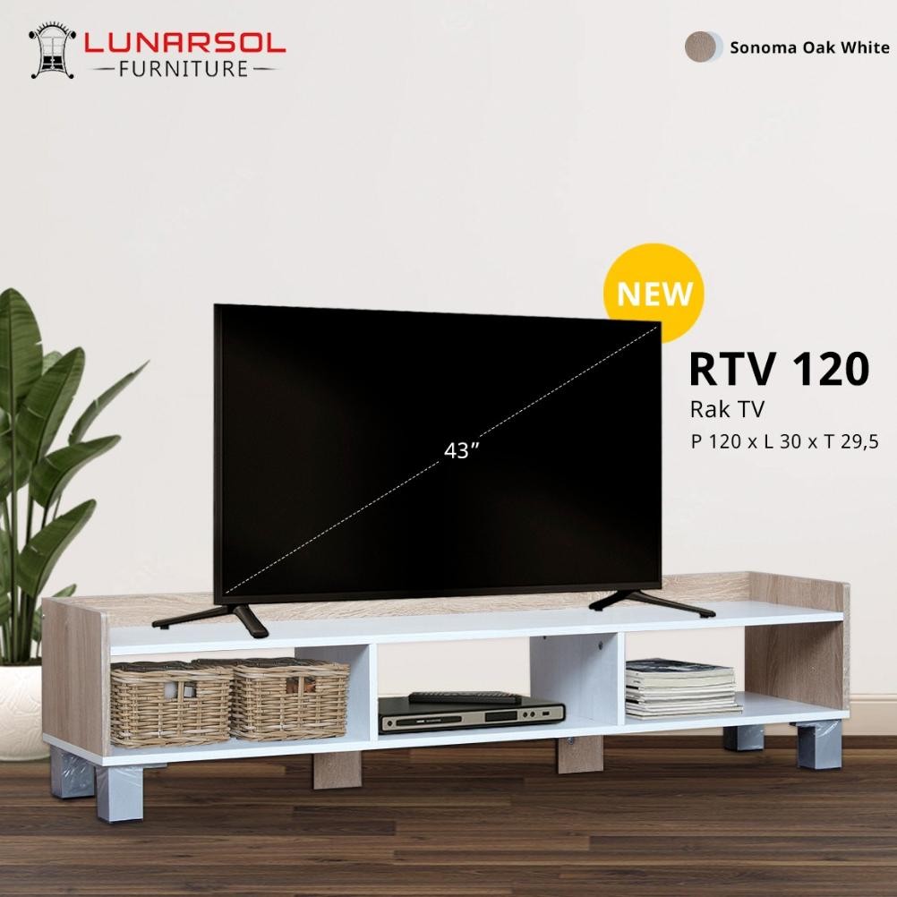 RAK TV KECIL MEJA TV RODA MINIMALIS PUTIH FULL WHITE SERBAGUNA