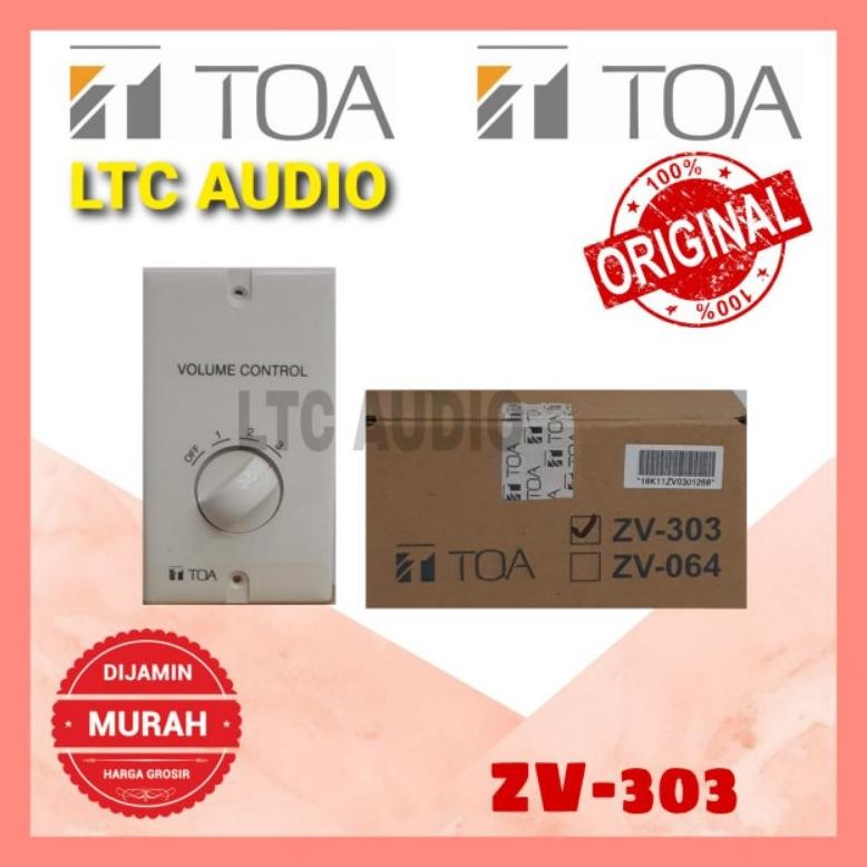 VOLUME CONTROL TOA ZV-303 / TOA 303 / TOA ZV 303