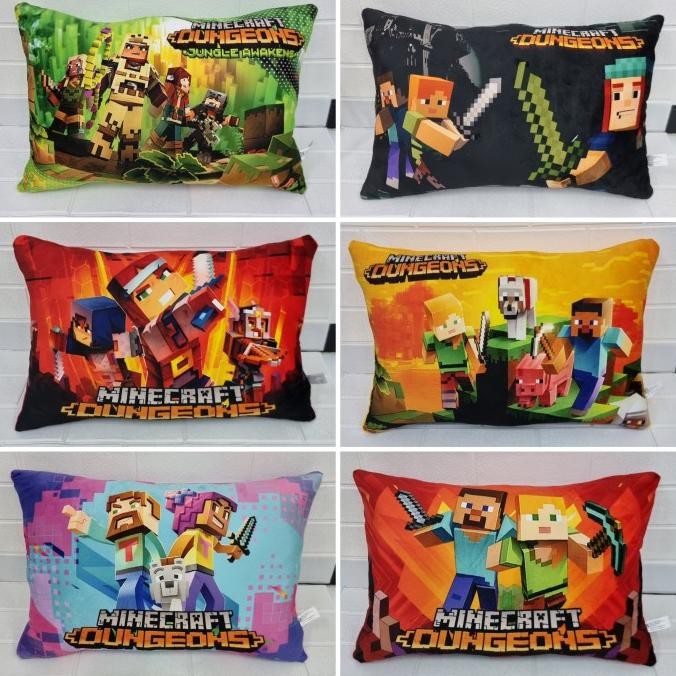 Bantal Kotak 58 Minecraft Original