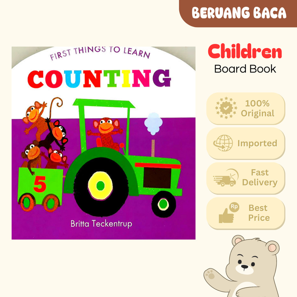 CURVED BOOKS: COUNTING - BRITTA TECKENTRUP - Board Book