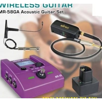 Murah Mic Wireless Instrument Mipro Mr58 Mr 58 (Violin, Gitar Bass, Cajon)