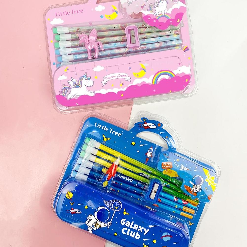 

ghs-55 Oz67 Alat Tulis Anak Lengkap Tempat Pensil Anak 9in1 Karakter 8001-E Viral Sale