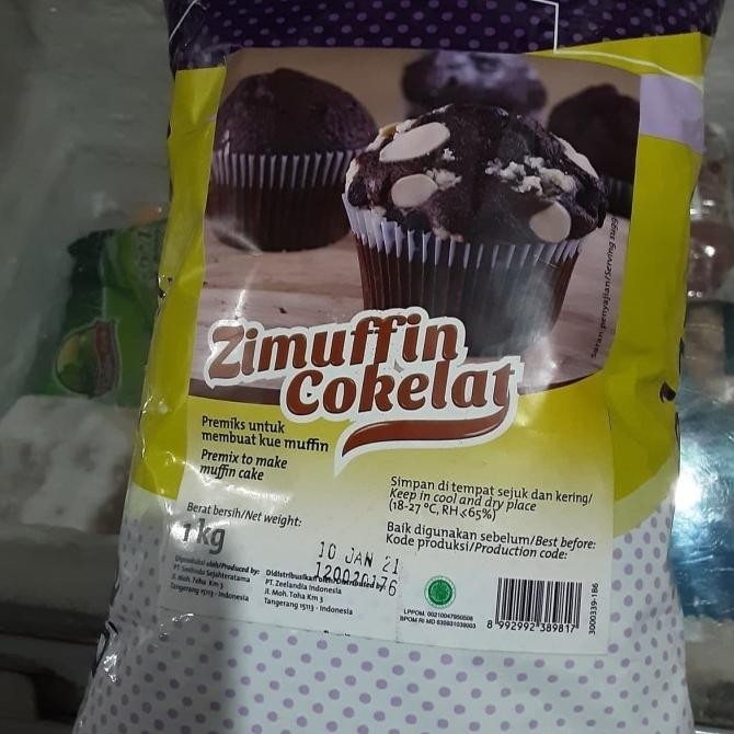 

Bisa Gosend! Zeelandia Mix Muffin Coklat Tepung 1Kg, Premix U/ Kue Muffin Praktis