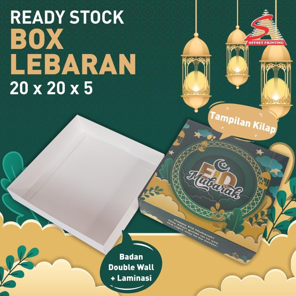

20 x 20 x 5 Hampers Lebaran/Box Lebaran/Box Kue Kering/Dus Idul Fitri